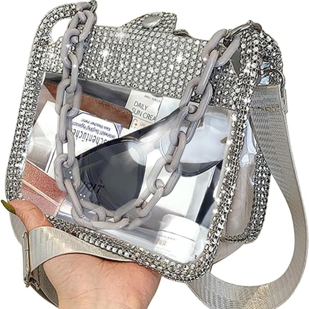 Clear cross body bag